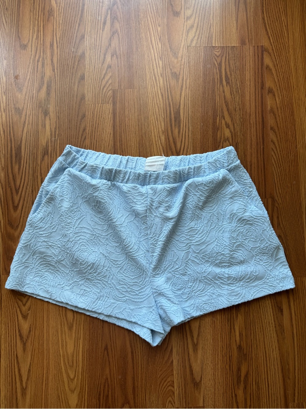 Daily Practice Blue Textured Shorts Size XL